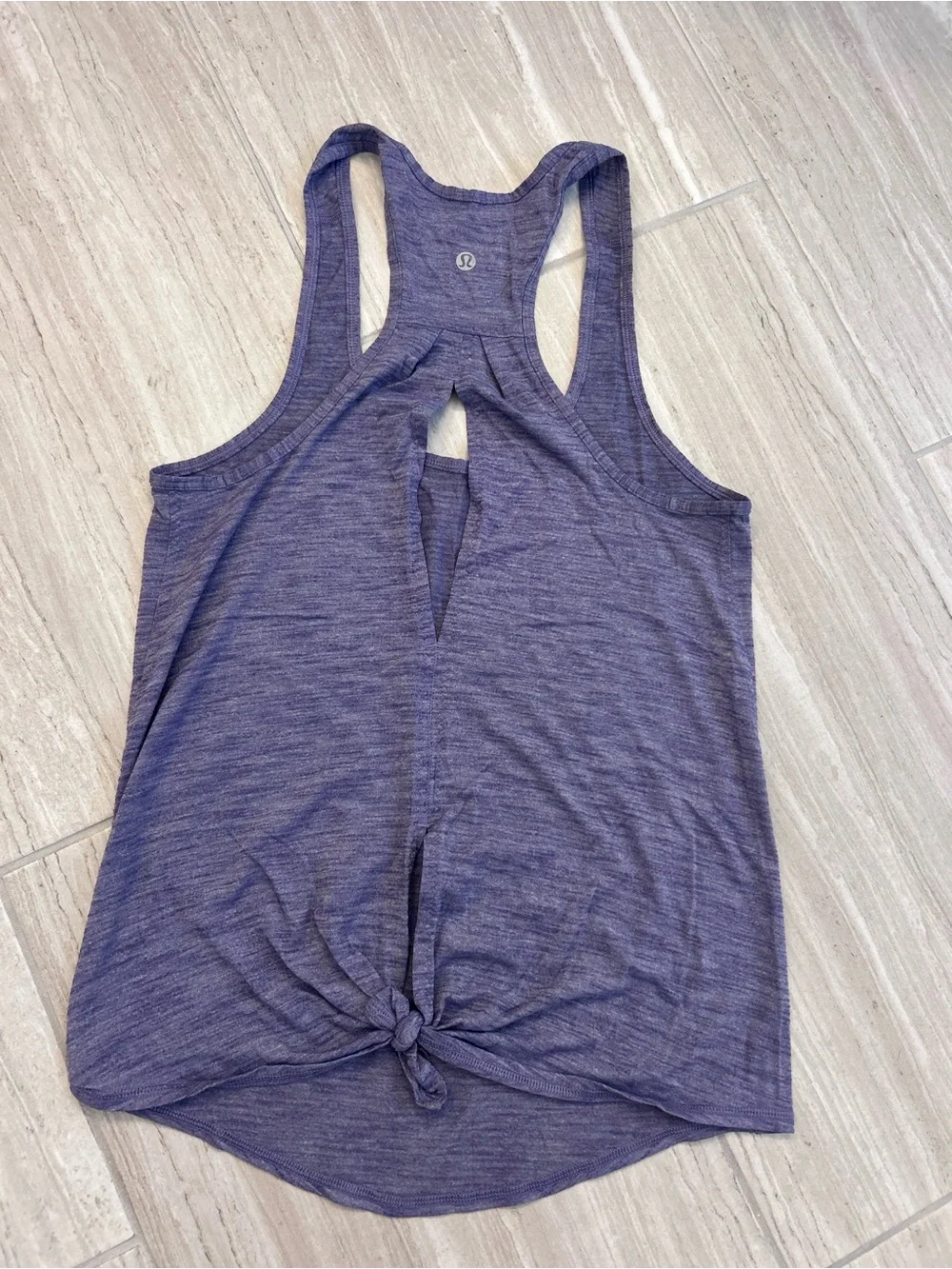 lululemon athletica Heathered Deep Purple Racerback Tank